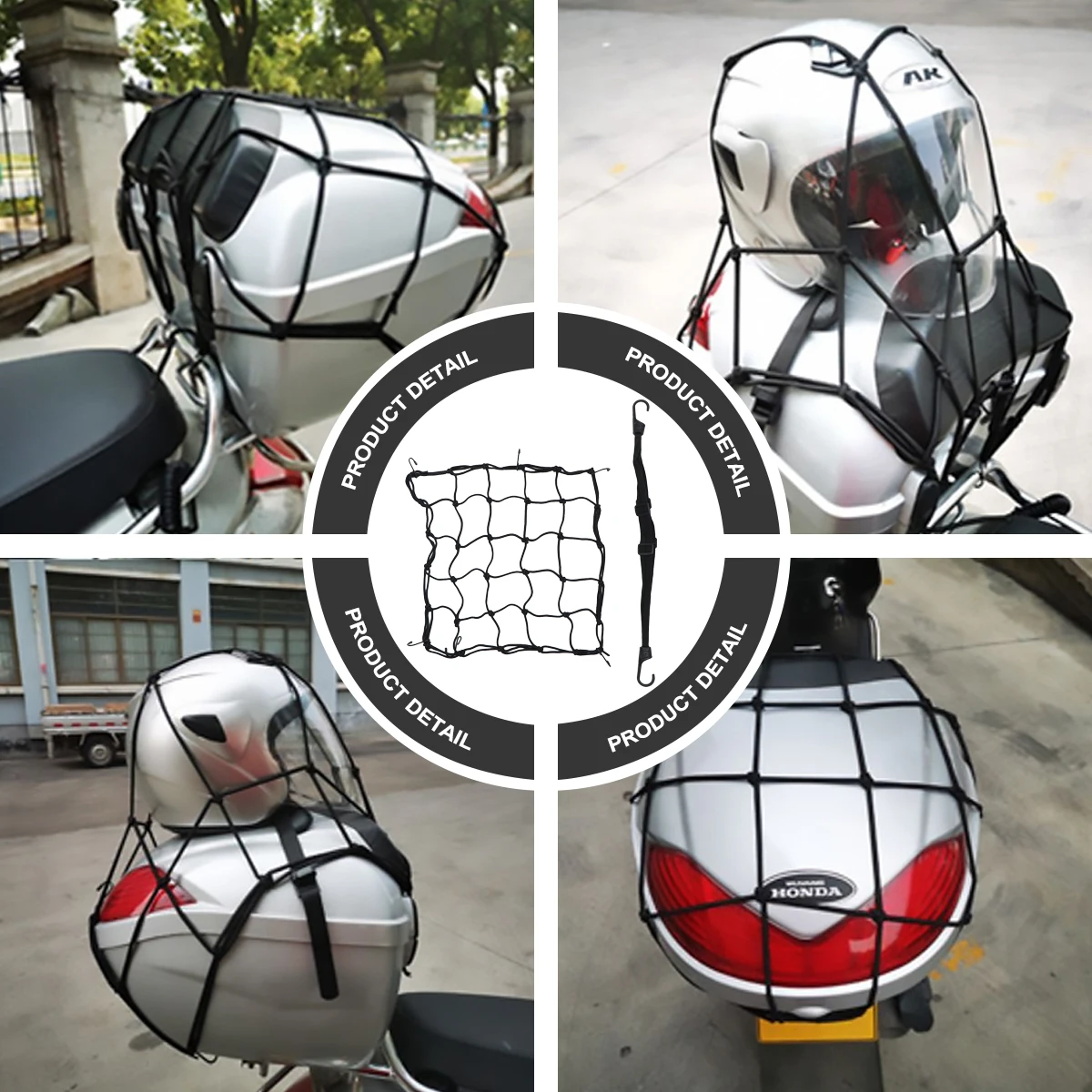 2 шт. новый шлем сетка для багажа на мотоцикле защитные шестерни багажные Крючки