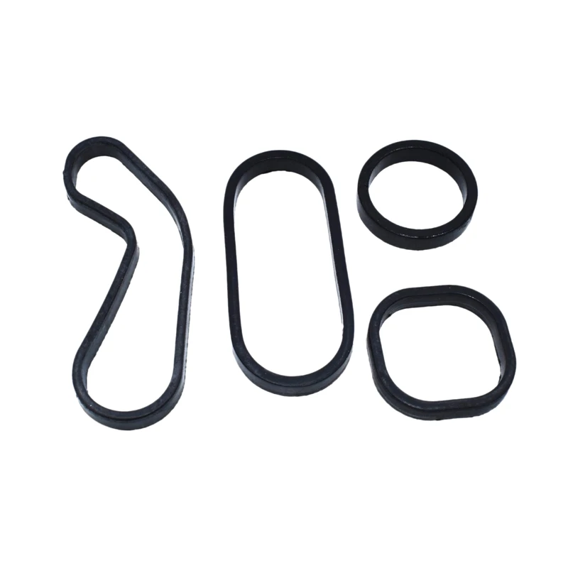 

4 шт прокладка масляного радиатора уплотнение Наборы в наличии для BMW Mini Cooper, Mini Paceman, Mini Countryman 1.6L L4 2007-2016 11427557009 11427557010