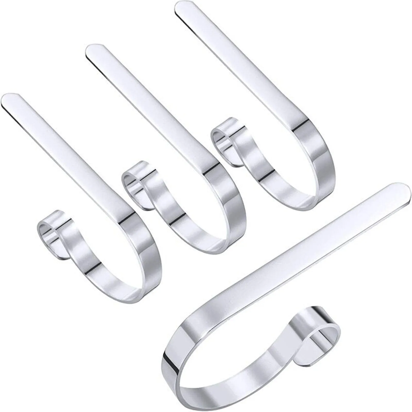 4 шт крючок сплав крючки для кошельков Рождественские носки держатель камин