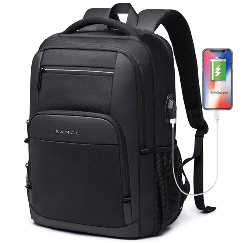 

New Large Capacity 15.6 inch Daily School Backpack Multifunctional USB Charging Man Laptop Backpack for Teenager