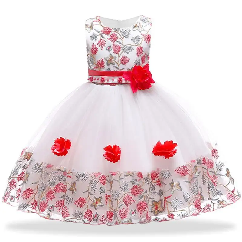 Vestido/свадебное платье с цветочным узором для девочек; праздничное платье для девочек; Детские платья для девочек на День рождения; элегантное платье принцессы; Детский костюм