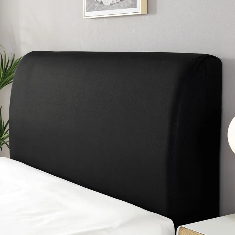 

Elastic Bedhead Cover All-inclusive Headboard Solid Color Bedside Cover Dustproof Bed Head Cover Bed Head Back Protection