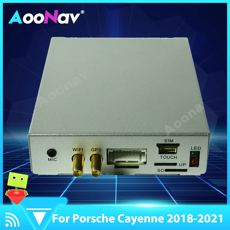 

Car Android Decoder For Porsche Cayenne 2018 2019 2020 2021 Original Screen Navigation Wireless Auto Carplay