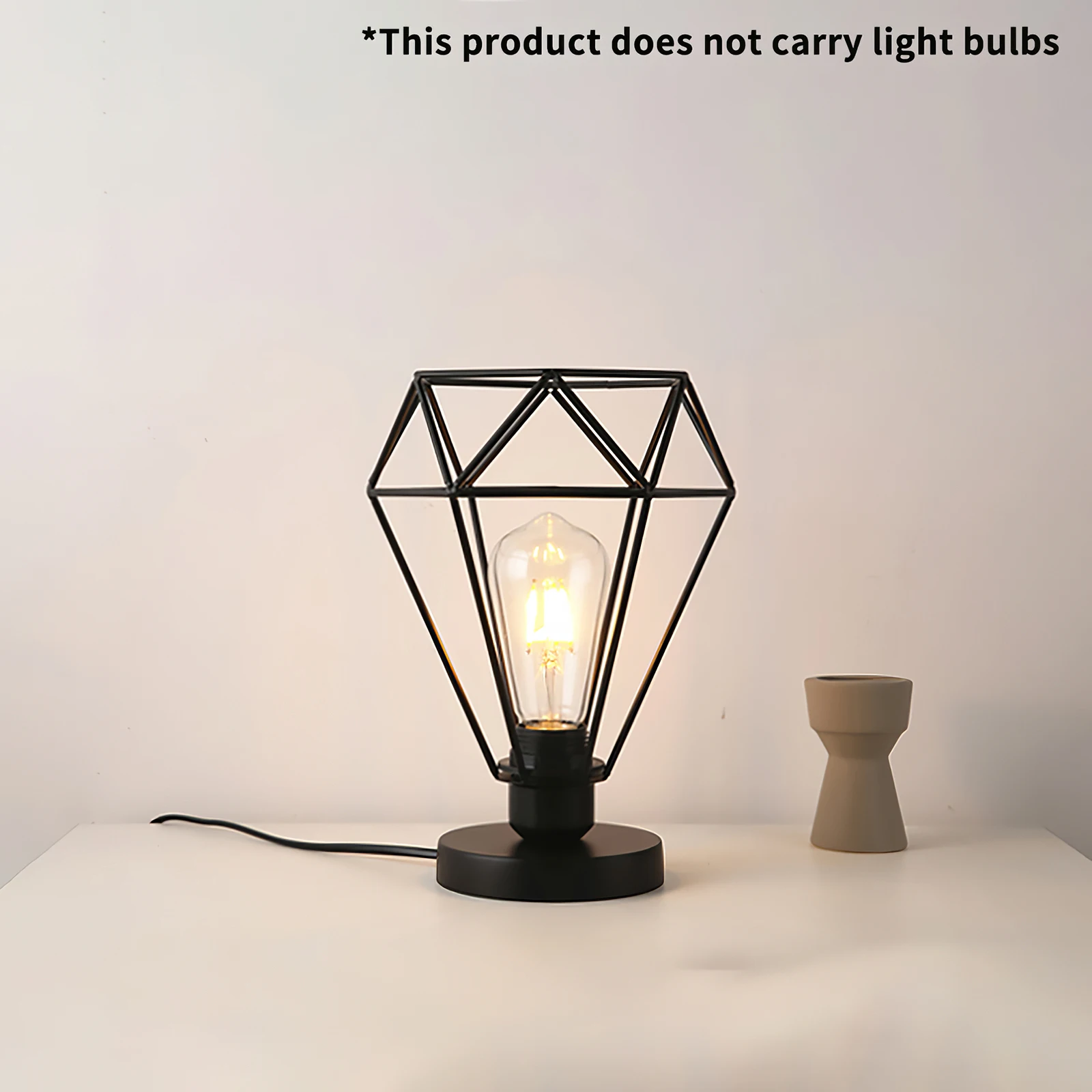 Металлическая настольная лампа железной клетке абажур Простой Модный Ретро