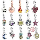 100% Серебро 925 пробы серии ME подвеска в виде крышки пива Подвеска Аксессуары сделай сам подходят для оригинального женского ожерелья из искусственной кожи Ювелирные изделия в подарок