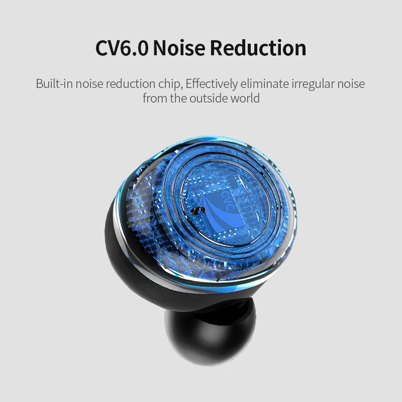 D10 TWS сенсорный Bluetooth V5.0 наушники HD стерео беспроводные наушники с шумоподавлением игровая гарнитура для смартфона