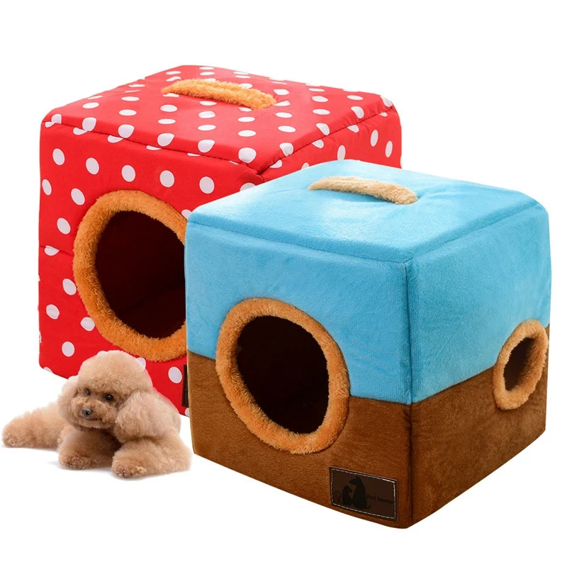 Распродажа домик для собак кошек складная кровать домашних питомцев маленьких и