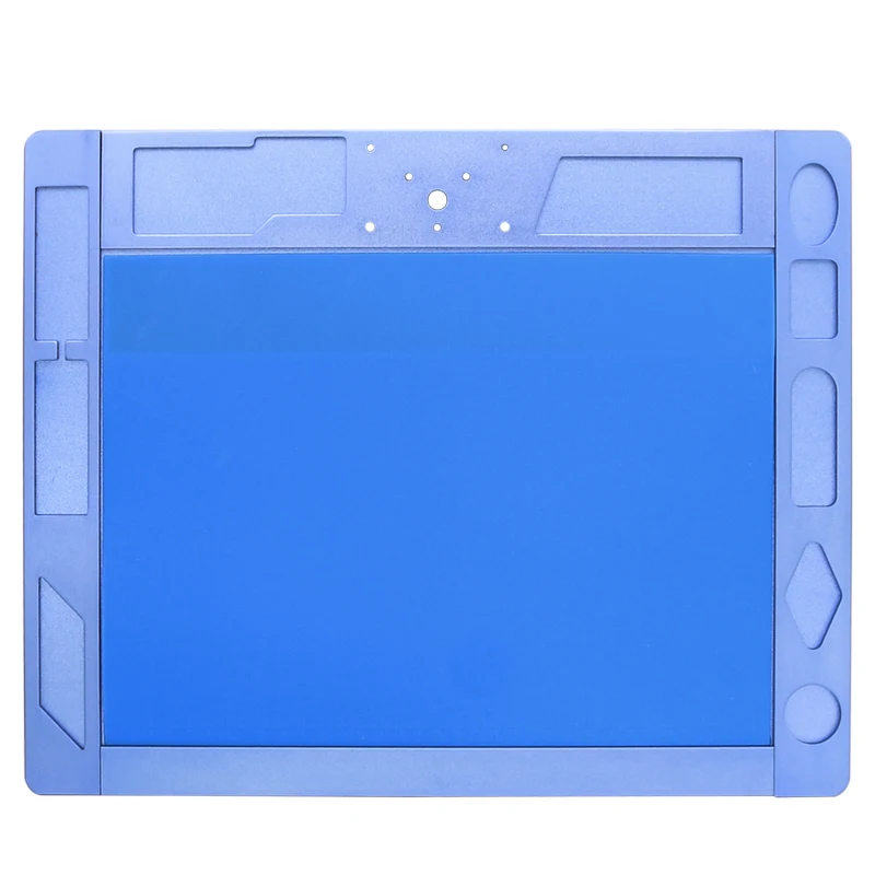 

Microscope Base Working Stage Aluminum Alloy Silicone Repair Pad Mobile Phone Tablet Electronic Equipment Inspection Repair Pad