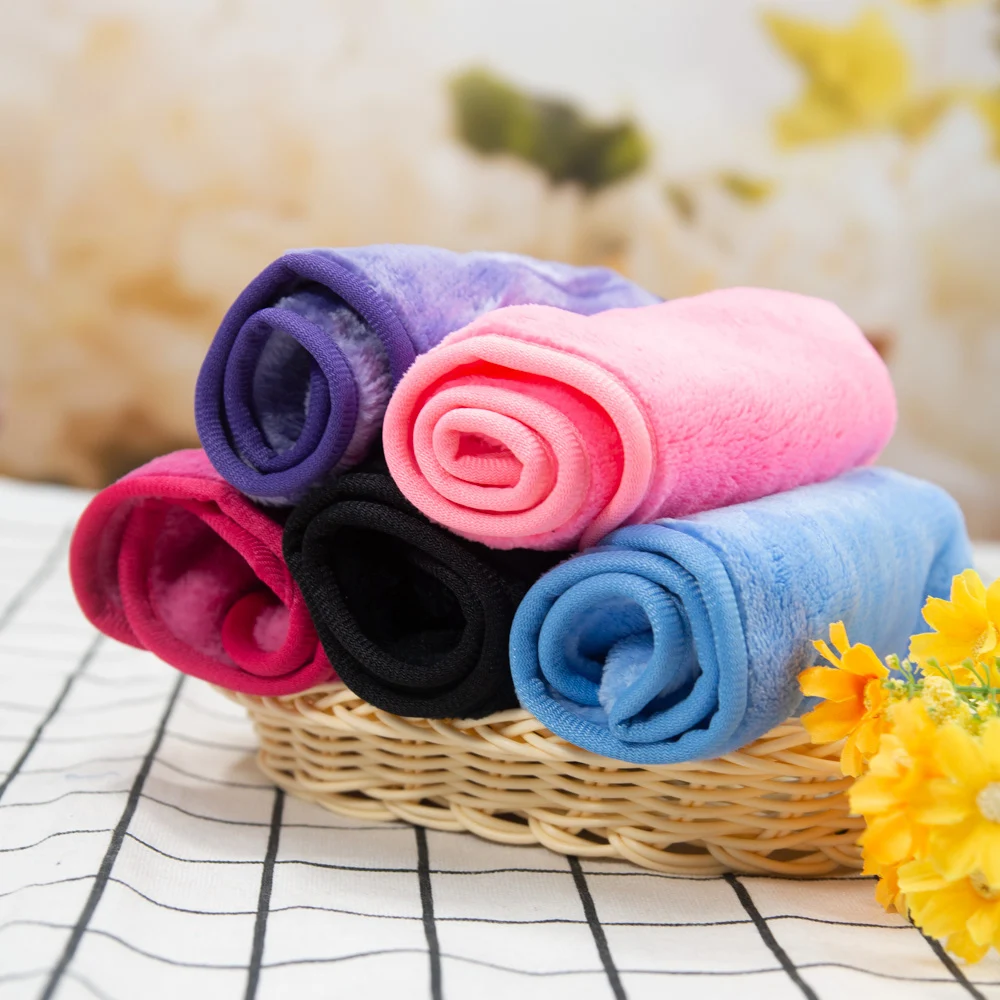 1 шт. многоразовые салфетки для снятия макияжа из микрофибры прибор очистки кожи