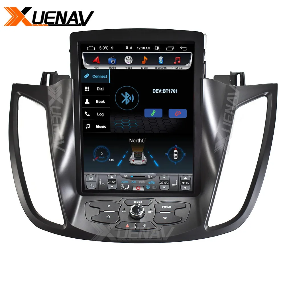 XUENAV Android 9 0 Тесла стиль вертикальный экран автомобиля GPS навигация для Renault 2016 +