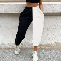 hip hop sweatpant women high waist jogger pants women gym sweat pants fashion streetwear korean trousers black white color pants