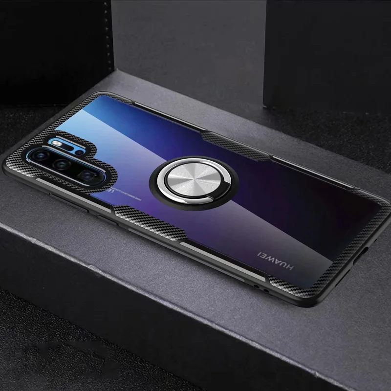 Red Red Для huawei P30 Lite Pro mate 30 20 P20 Pro Nova 4e 4 5T 5i Honor 20i V20 чехол автомобильный Магнитный кронштейн крышка оболочка анти-осень Funda - Цвет: Red Red