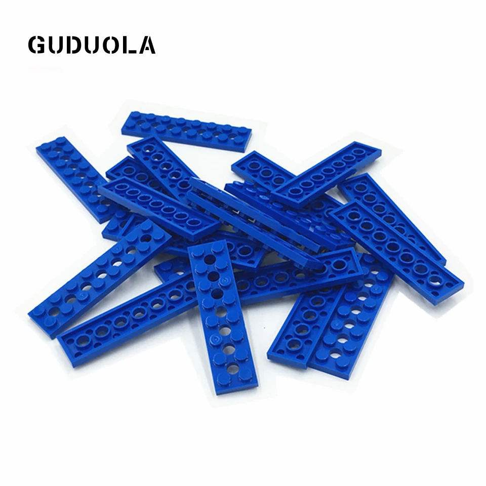 Guduola Запчасти кирпичи пластины с отверстиями 2x4 2x6 2x8 строительные блоки Мпц