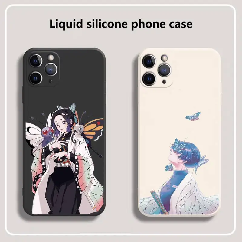 

Demon Slayer Anime Cartoon Phone Case for iPhone 13 12 11 mini pro XS MAX XR 8 7 6 6S Plus X 5S SE 2020 Cover Coque Funda Shell