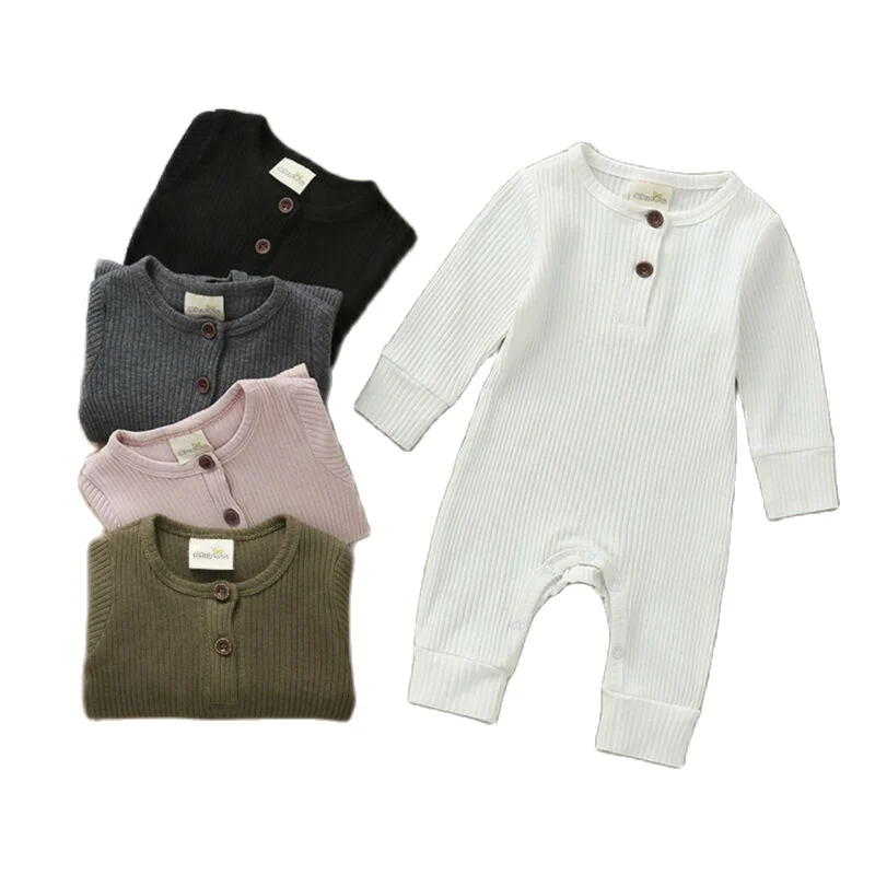 

Baby Newborn Baby Boy Girl Long Sleeve Knitted Romper Jumpsuit One-Pieces Clothes