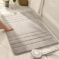 new bath mat bathroom non slip rug stripe absorbent shower carpets kitchen bedroom soft floor rug entrance doormat home decor