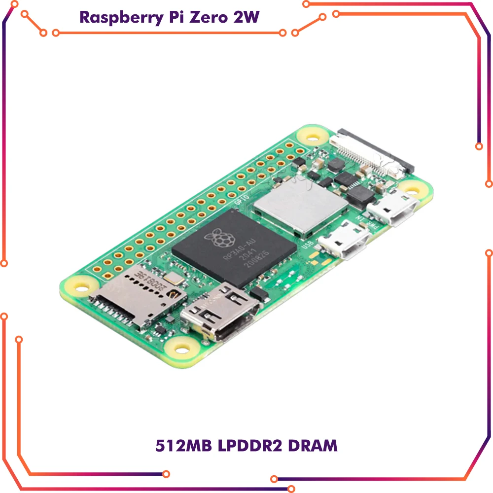 

Официальная макетная плата Raspberry Pi Zero 2 Вт Raspberry Pi PI0 2 Вт