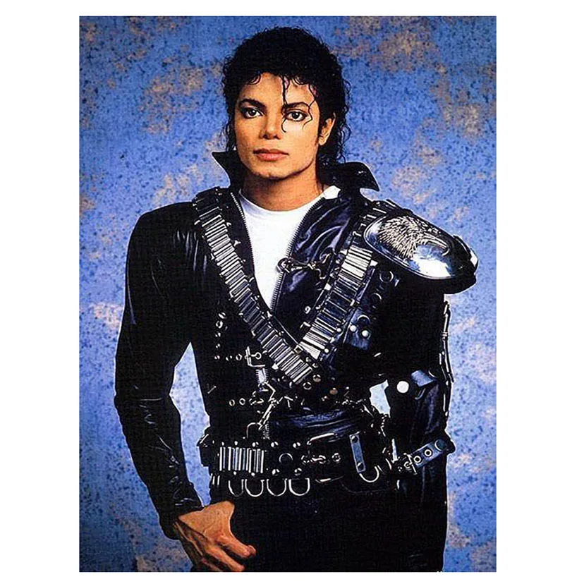 

Man DIY Diamond Painting Star singer Full Drill 5D Embroidery Mosaic Picture Rhinestone Decoration Home Art L09