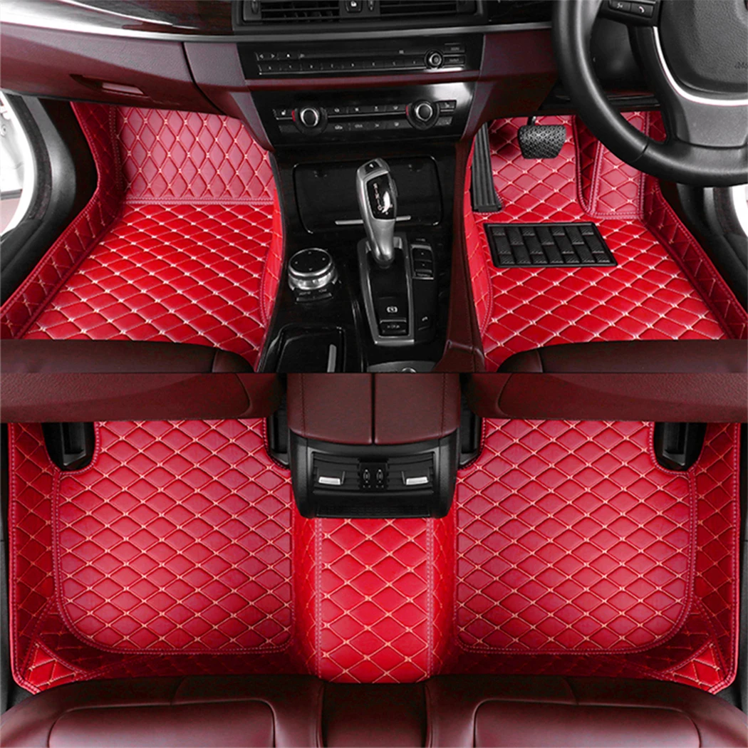 

MUCHKEY Custom Car Floor Mats For Toyota RAV4 Ⅲ CA30 2006-2013 Luxury Leather Carpet Mats Floor Liners Auto Parts（Right Driving）