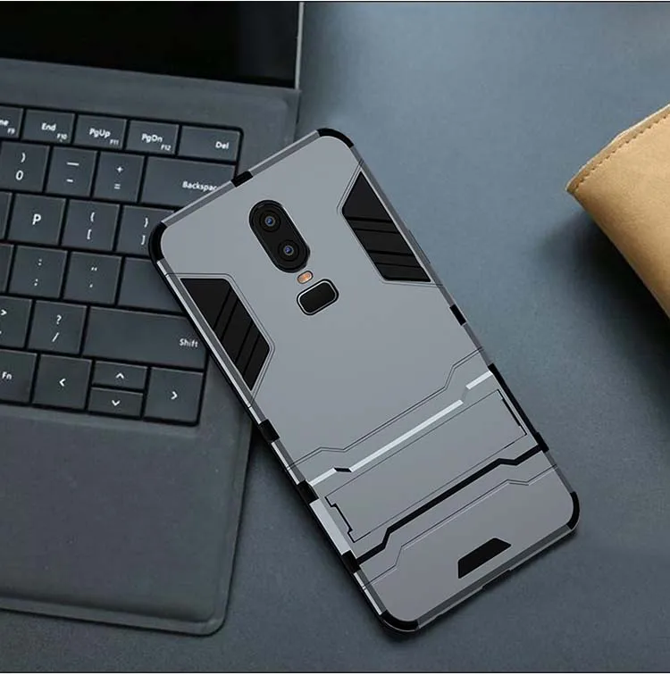 Gray Чехол для Oneplus 3, 3T, 5, 5, 6, 6, 7, 7T Pro one plus, 6 T, 7, Силиконовый противоударный защитный чехол для телефона из ПК+ ТПУ - Цвет: Gray