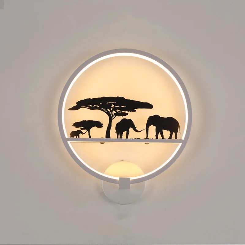 Современная светодиодный ная настенная лампа креативный комнатный светильник