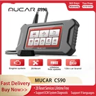 Инструмент для диагностики всех автомобилей MUCAR CS90 OBD2, профессиональный диагностический инструмент с 28 переключателями, считыватель кодов с полным OBD-кодом, с 2 функциями, бессрочная Бесплатная система ECM