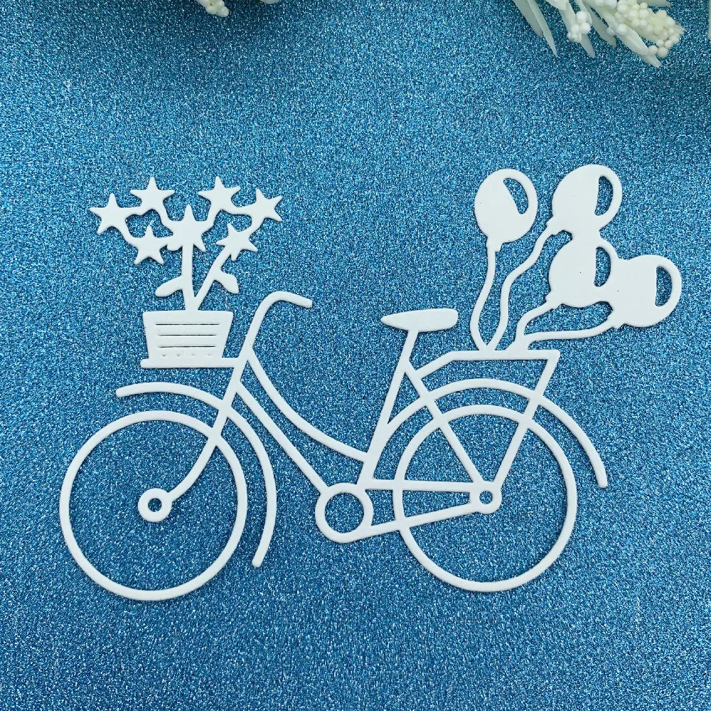 

Bicycle Cutting Dies DIY scrapbook Embossing Dies Cutter Craft Paper Card Scrapbooking Making Cut Die Mold