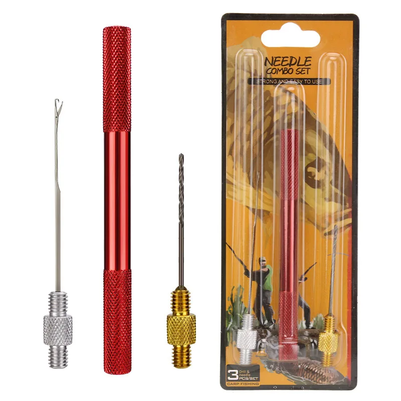 3 шт./лот инструмент для рыбалки на Карпа Набор снаряжения крючком булавка