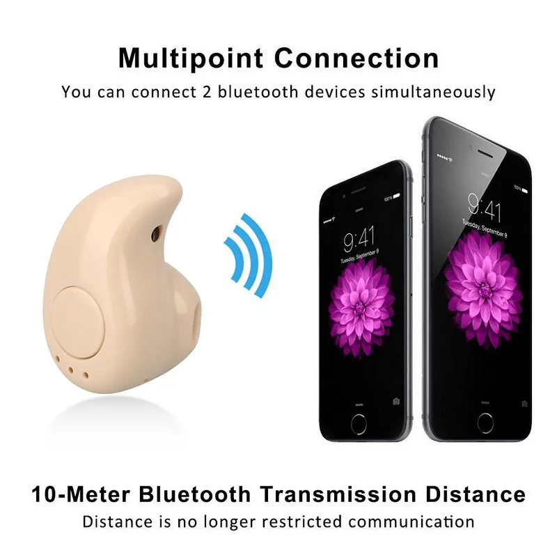 S530 Mini Bluetooth беспроводные наушники невидимые вкладыши с микрофоном гарнитура для