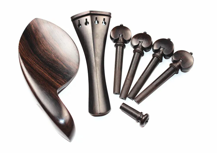 

1 set top ebony Luthier violin fittings size 4/4 very nice,
