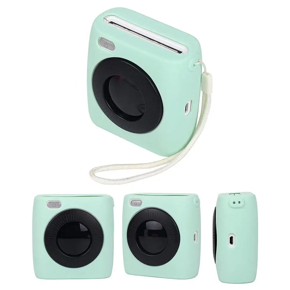 

Protective Case Colorful Silicone Cover Soft Shell Storage Sleeve For Paperang P2 Thermal Printer