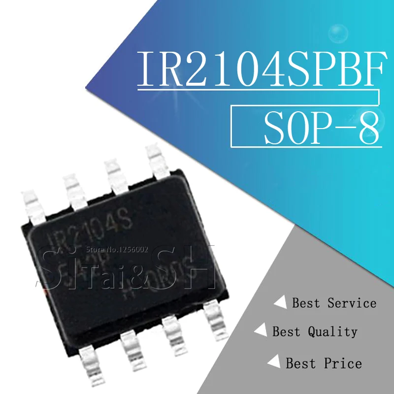 10 шт. драйвер IR2104SPBF IR2104S MOSFET/IGBT посылка SOP8 новый оригинальный IC|sop8|ir2104 |