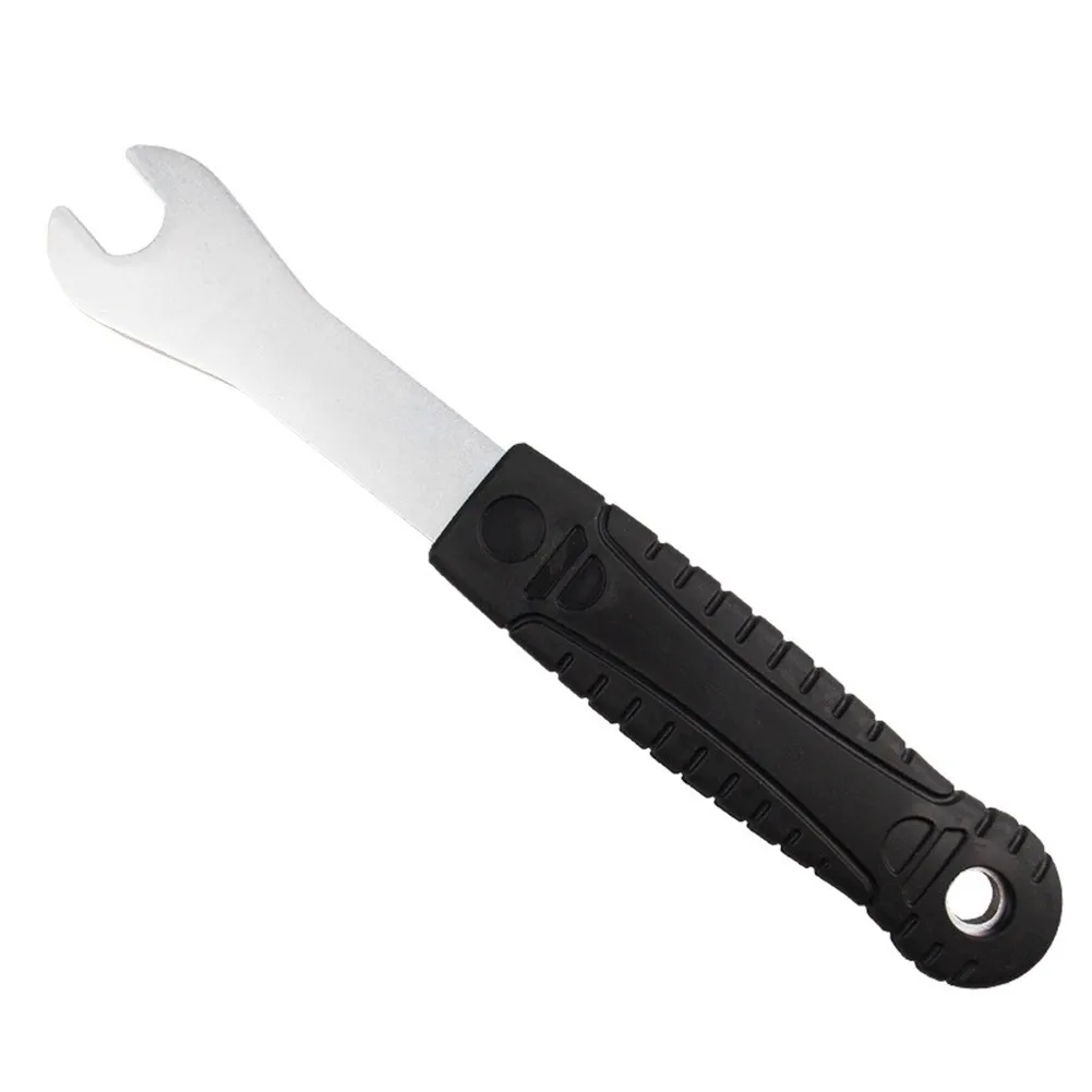

Bike Bicycle Cycle Pedal Spanner Wrench Repair Tool 15mm With Rubber Handle Steel Repair Tool For Cycling Bicycle Pedal Key