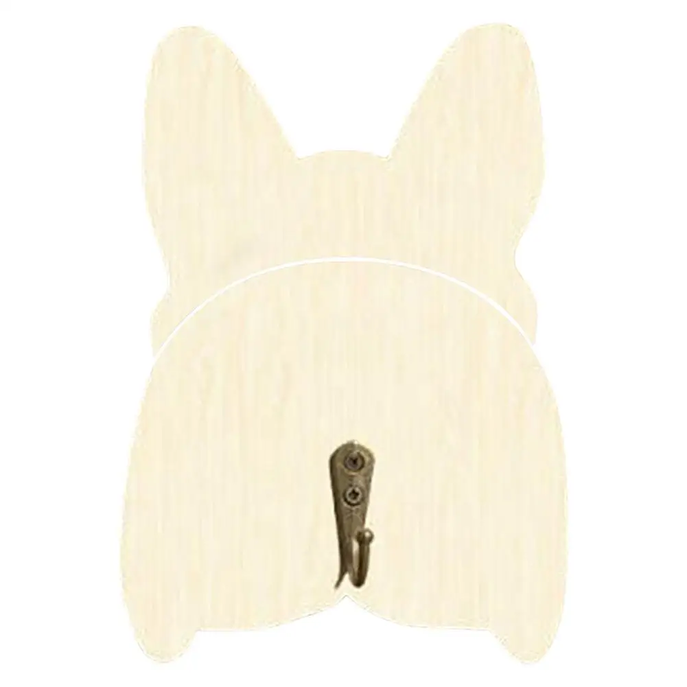 

Metal Key Holder Dog Tail Hooks Hooks Wall-Mounted Key Holder Cute Dog Shape Wall Coat Hook Rack Hanger Decorative Key Holder