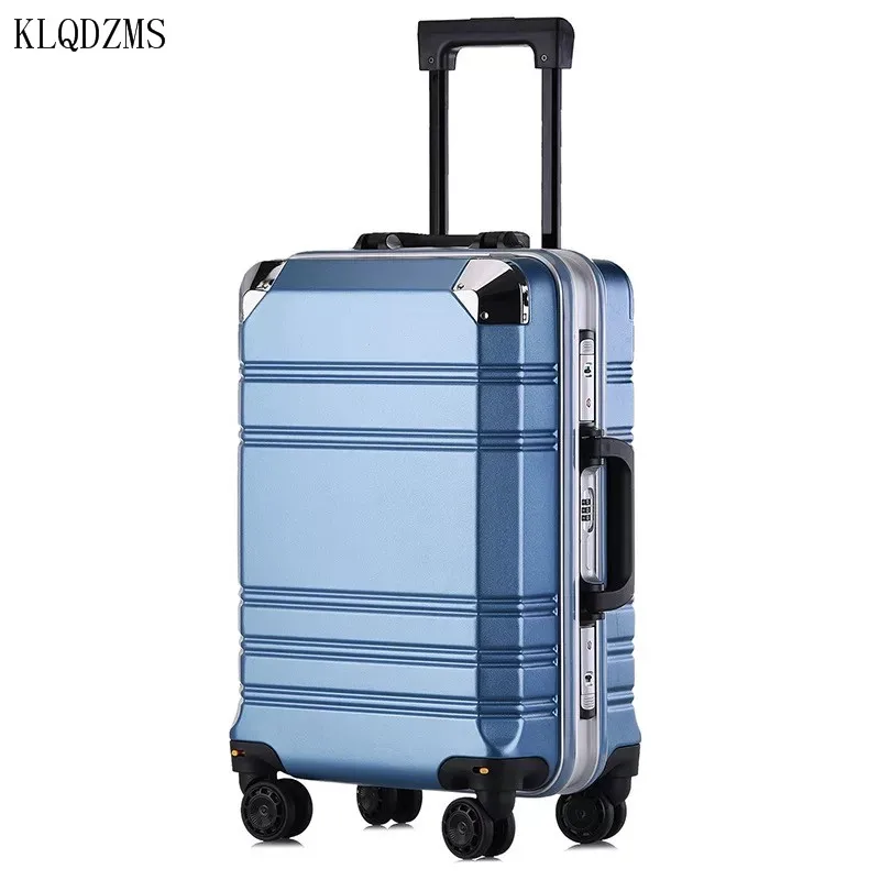 

KLQDZMS 20’’24Inch Classic Travel Rolling Bags On Wheels Women PC Trolley Luggage Lightweight Innovative Wheeled Suitcase