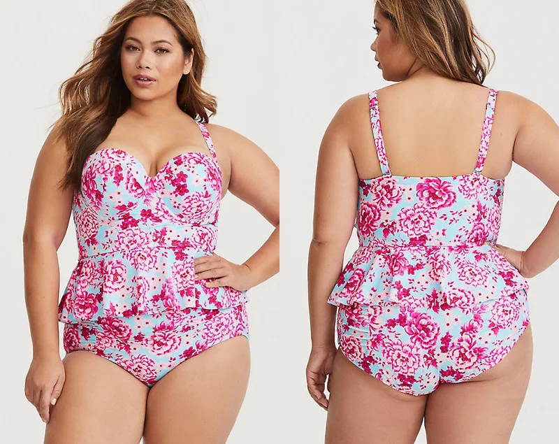 

Dropshipping New Hot Selling High Waist Micro Bikini Plus Size Women New Style Women's Large Size Slimming Dot Swimsuit Bikini