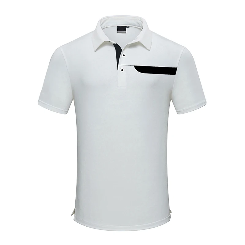 

2021 Golf clothing men's short sleeve T-shirt outdoor sports polo shirt solid color top moisture absorption and breathable sweat