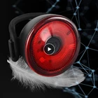 1 шт. велосипедный задний фонарь s мини светодиодный велосипедный задний фонарь шлем подсветка рюкзак свет s водонепроницаемый предупреждающий фонарь Велоспорт режисветильник освещения