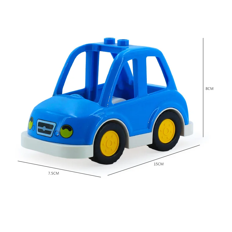 

Big Building Blocks Accessories Compatible Large Bricks Sets Children Kids City Car Bus Transport Series MOC DIY Educational Toy