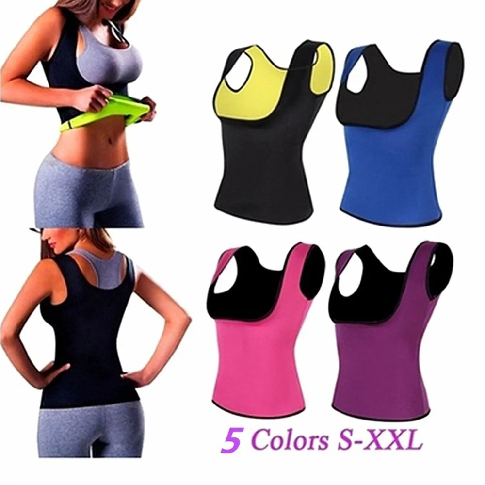 

Women Fashion Extreme Sweat Sauna Body Shaper Women Slimmer Vest Thermo Neoprene Waist Trainer plus size S-5XL