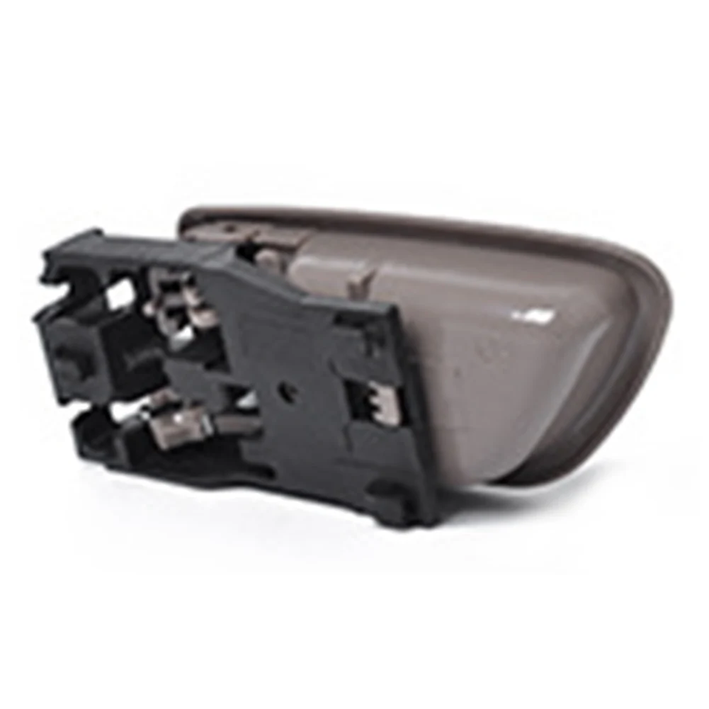 Внутренняя дверная ручка автомобиля серый камень хромированный рычаг для Toyota