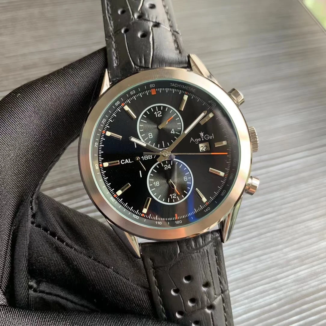 

Luxury New Men Wristwatch Automatic Mechanical Stainless Steel Bracelet Black Brown Leather White Watch Glass Back Date Watches