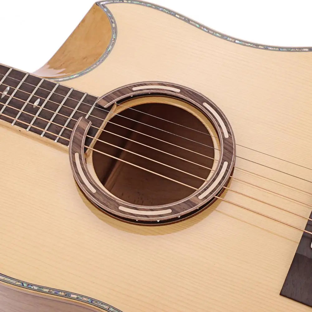 

Guitar Rosette Wear-resistant Decorative Wood Guitar Sound Hole Rosette for Instrument