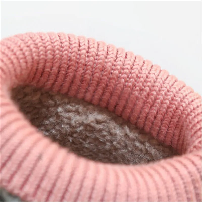 Winter Warm Shoes Women Outdoor Skiing Riding Fashion Flock Flat Platform Ankle Boots Outdoor Walking Sneakers Botas Mujer Black