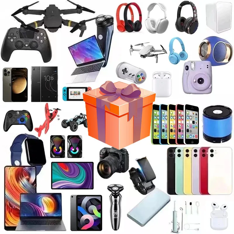

Christmas Presents Novelty Gift Most Popular Lucky Mystery Box 100% Surprise High-quality Electronic Product Item Anything Possi