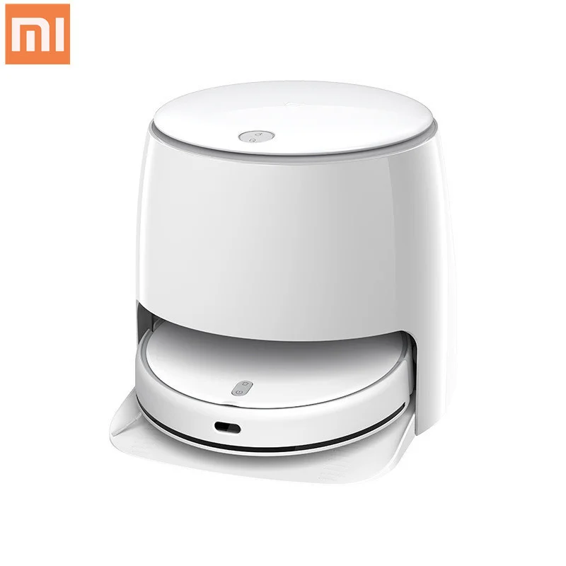 New Xiaomi Mijia Self-Cleaning Robot Vacuum Mop MJSTP Vibration Wiping LDS Laser Navigation 2800Pa Sterilization Vacuum Cleaner