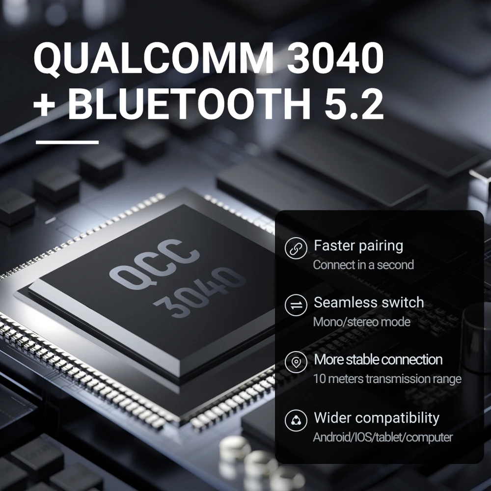 

Mini Stereo Music Headset Wireless In-Ear Active Noise Cancelling Bluetooth Earbuds Bluetooth Earphone 5.0 SportHeadphones