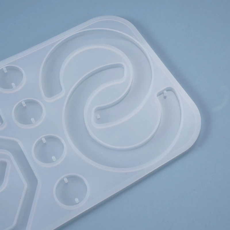 

Crystal Epoxy Resin Mold Earrings Pendants Casting Silicone Mould DIY Crafts Jewelry Making Tools