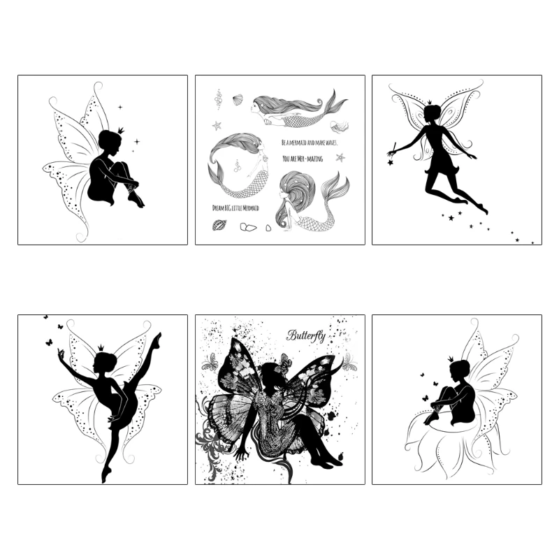 

Clear Seal Stamp Angel Silicone DIY Embossing Photo Album Decorative Paper Card Craft Scrapbooking Stamp My Account