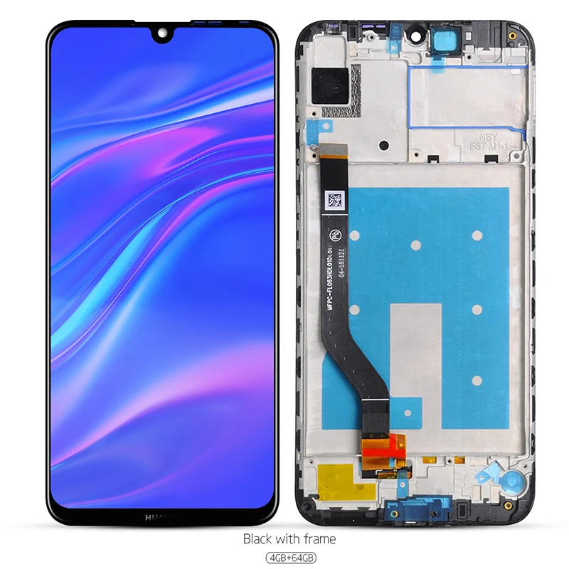 Новый Оригинальный сенсорный ЖК-дисплей для Huawei Y7 Pro Prime 2019 с рамкой запасные